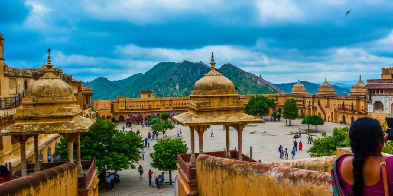 El Fuerte de  Amber en India